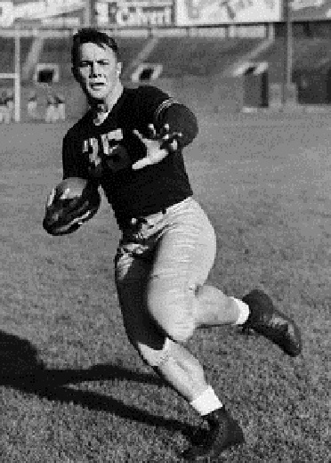Felix "Doc" Blanchard running the football