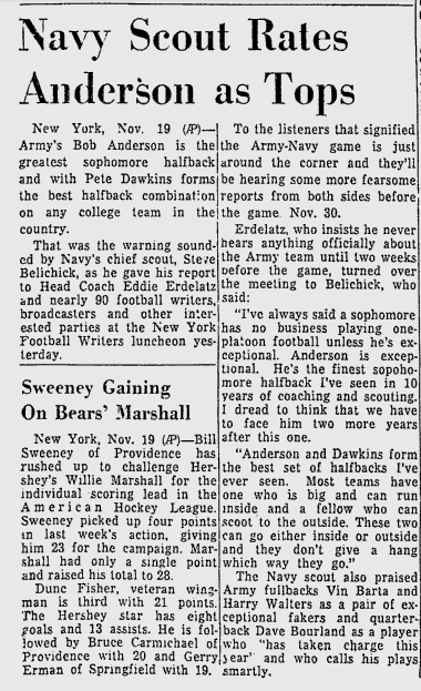 ArmyFB_1957_Anderson-Belichick_MiamiNews_Nov191957