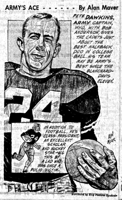 ArmyFB_1958_Dawkins_byAlanMaver_DailyIowan_Nov11958