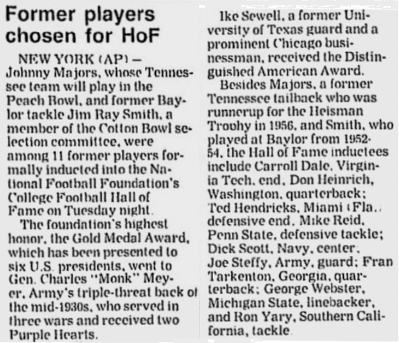 CharlesRMonkMeyer_1937_CollegeFootballHoF_GadsdenTimes_Dec81987