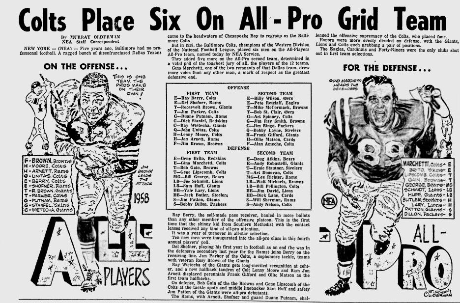all-pros-nfl_1958_nea_bymurrayolderman_tuscaloosanews_dec261958