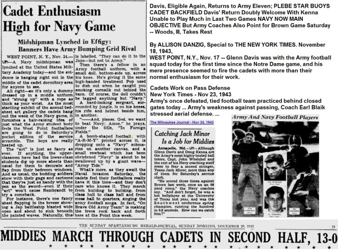 ArmyFB_1943_vsNavy-pre_PittsburghPostGazette_Nov251943