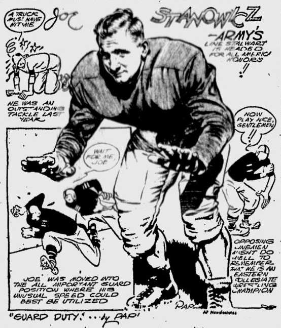 ArmyFB_1944_JoeStanowicz_byPap_PrescottEveningCourier_Oct281944