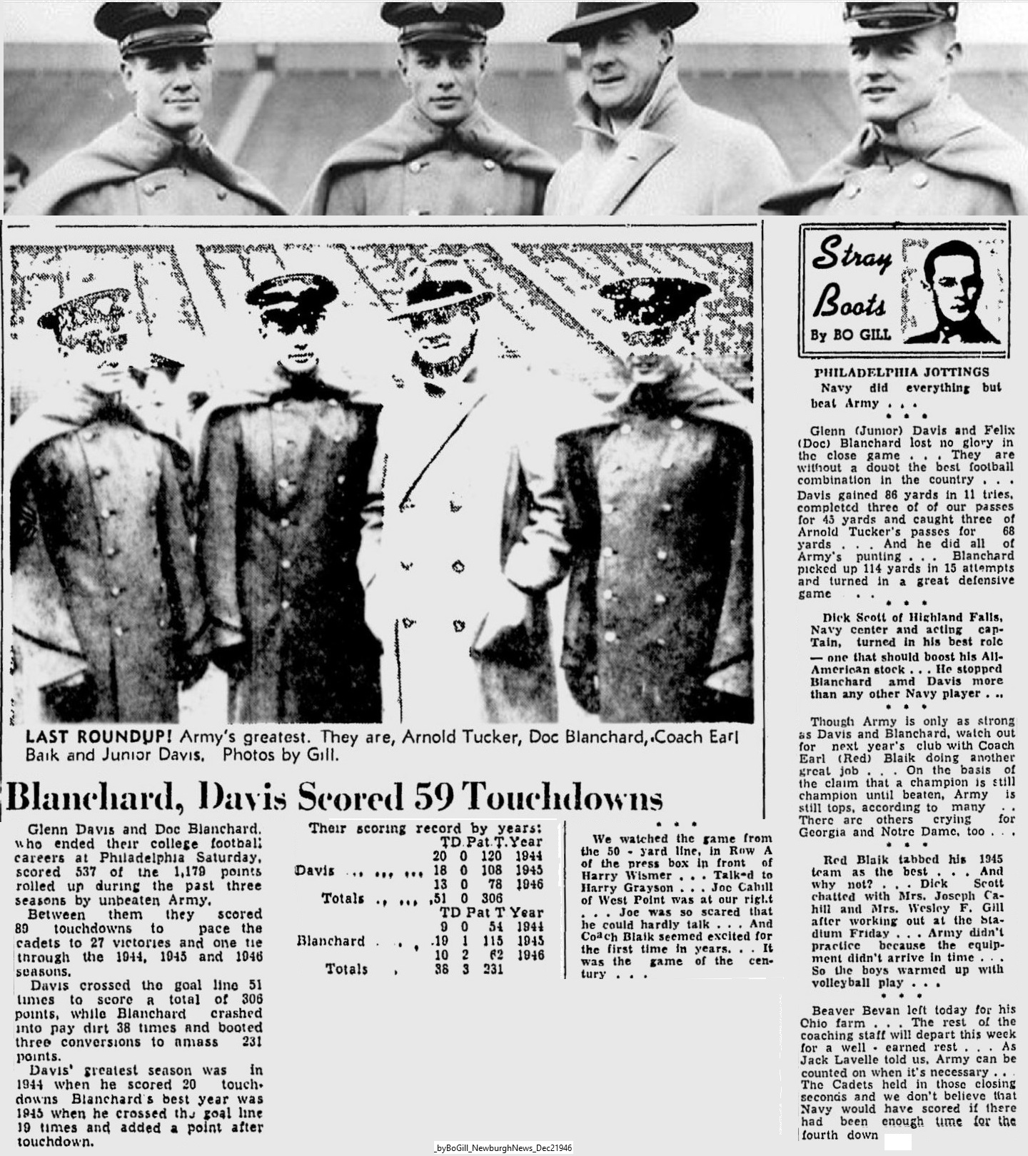ArmyFB_1946_vsNavy_byBoGill_NewburghNews_Dec21946