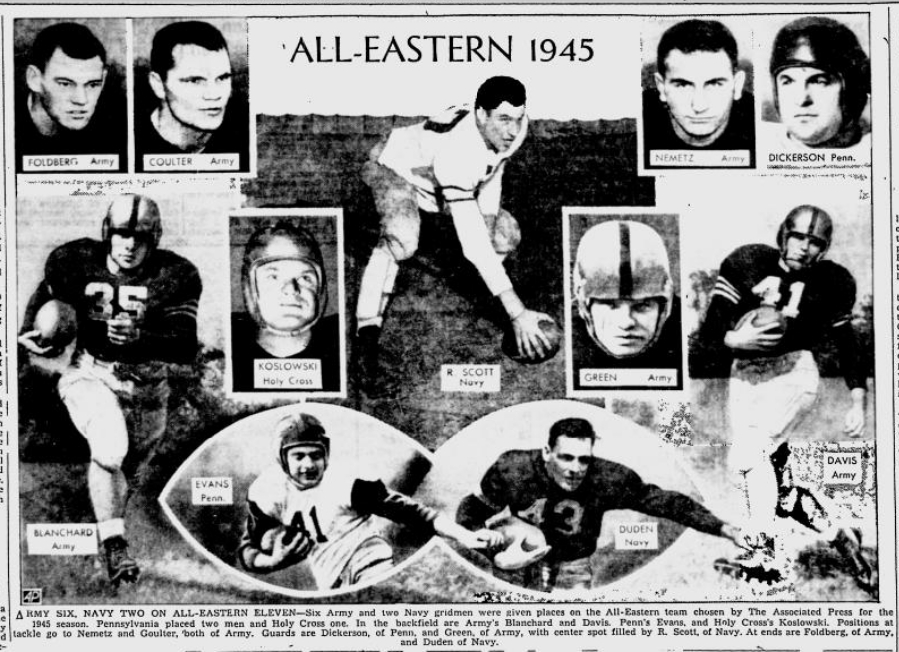 armyfb_1945_all-eastern_newsandcourier_dec51945