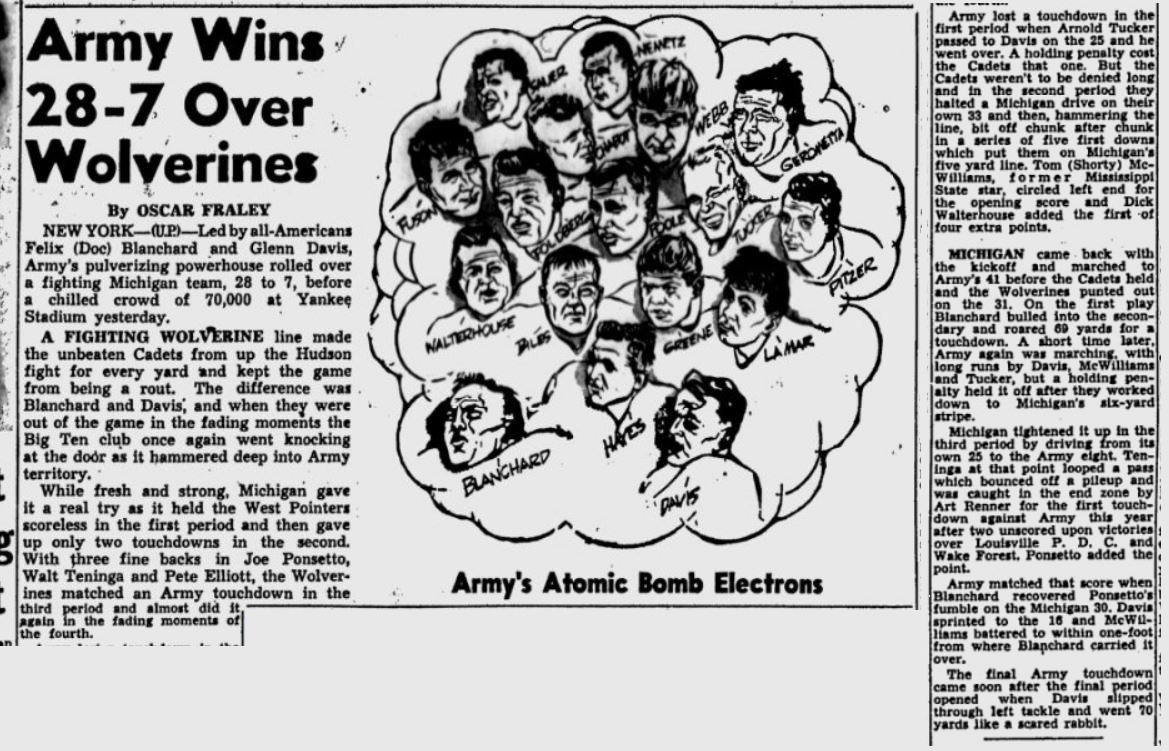 armyfb_1945_vsmichigan_stpetersburgtimes_oct141945