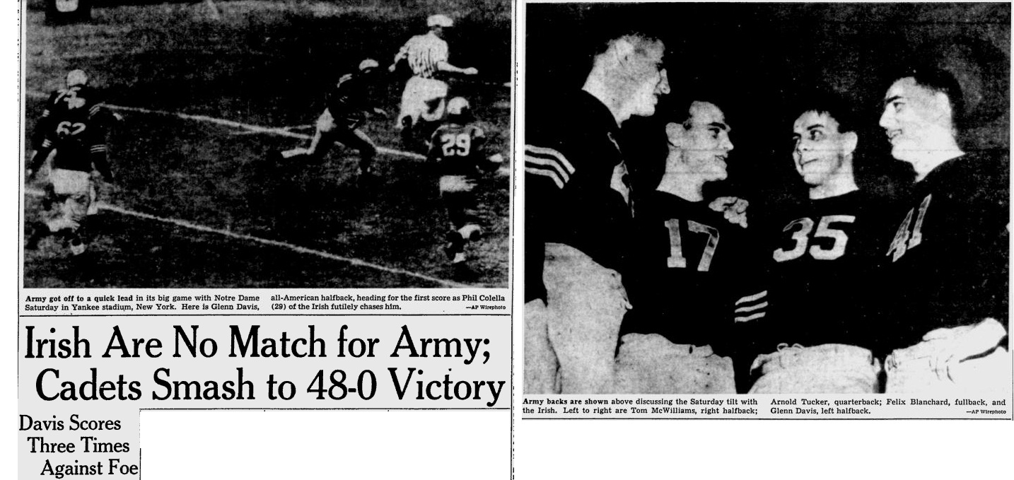 armyfb_1945_vsnotredame_milwaukeejournal_nov101945