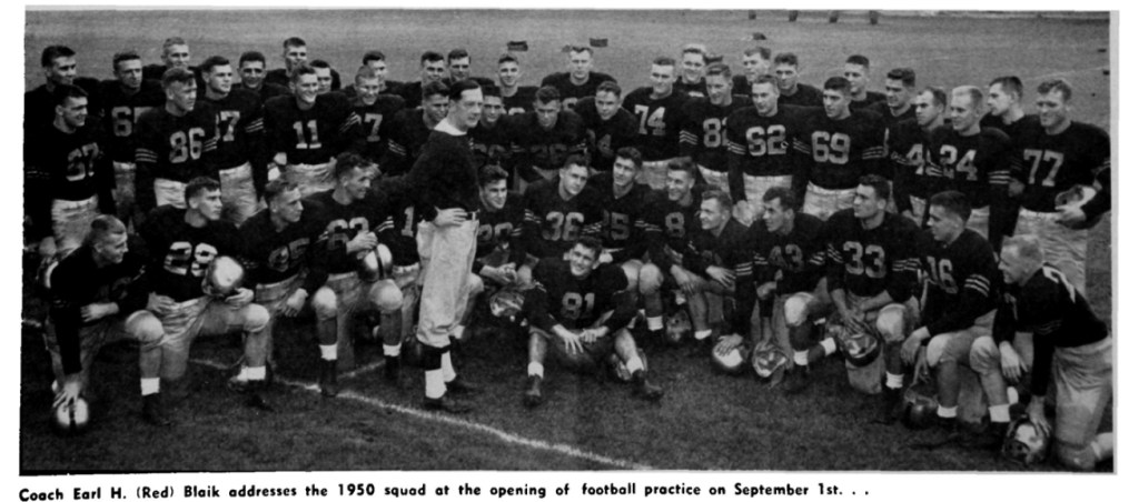 ArmyFB_1950_team_openingpractice