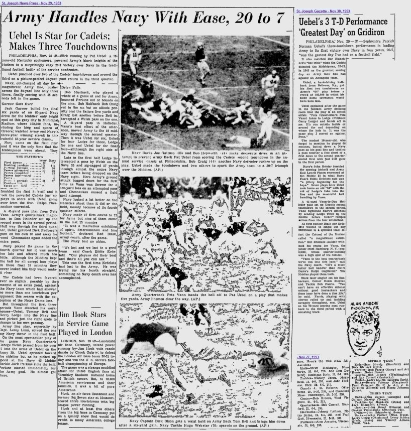 ArmyFB_1953_vsNavy_StJosephNews-Press_Nov291953