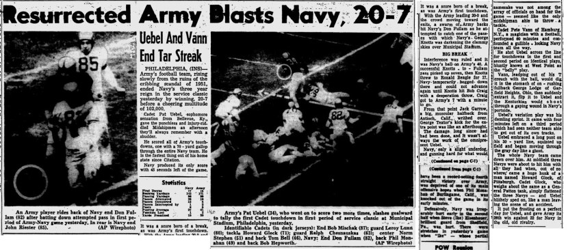 ArmyFB_1953_vsNavy_StPetersbrugTimes_Nov291953