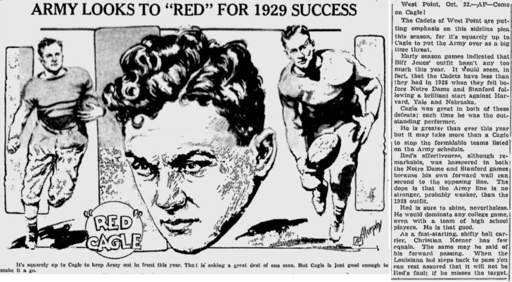 ArmyFB_1929_RedCagle_byMurphy_PalmBeachPost_Oct231929