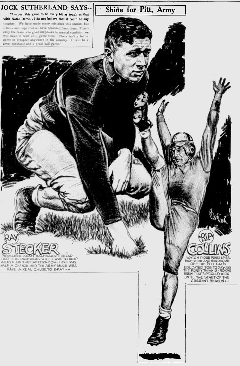 armyfb_1931_raystecker_byberger_pittsburghpress_nov141931
