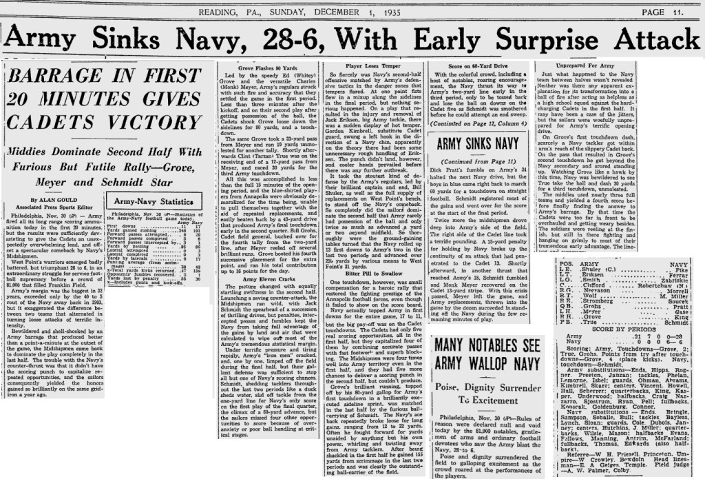 ArmyFB_1935_vsNavy_ReadingEagle_Dec11935