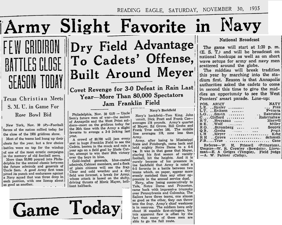 ArmyFB_1935_vsNavy_ReadingEagle_Nov301935
