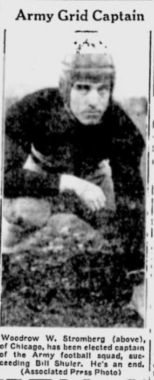 ArmyFB_1936_WoodrowStromberg-Capt_TheDay_Dec31935