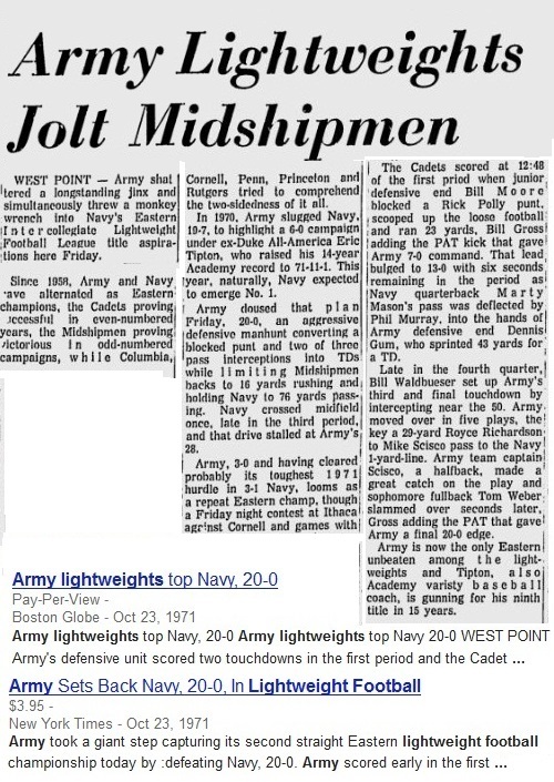 1971-102371_vsNavy_NewburghEveningNews_BostonGlobe_NewYorkTimes