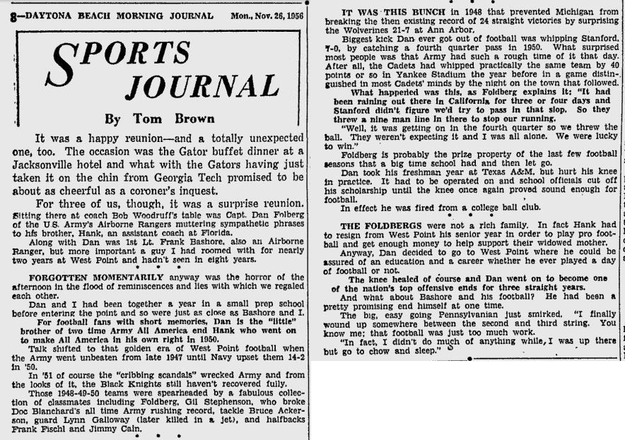 ArmyFB_1947-49_Foldbergs_DaytonaBeachMorningJournal_Nov261956