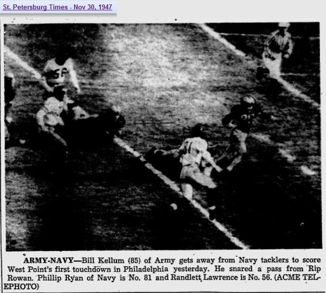 ArmyFB_1947_BillKellum-vsNavy_StPetersburgTimes_Nov301947