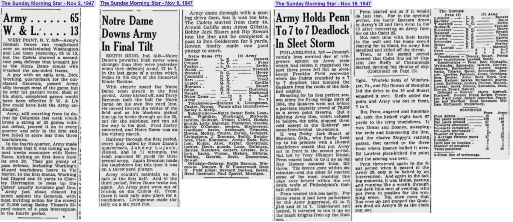 ArmyFB_1947_various_SundayMorningStar-Wilmington_Nov_1947