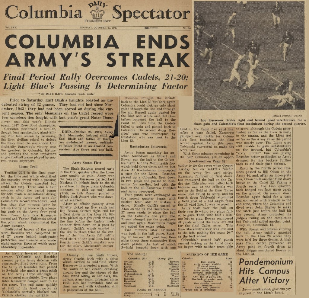 ArmyFB_1947_vsColumbia_ColumbiaSpectator_Oct271947