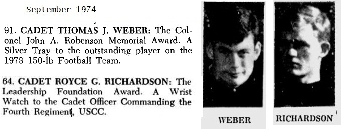 ArmyLFB_1973-xGeneRichardson-Cpt_TomWeber-RobensenMVP_Assembly_Sep74