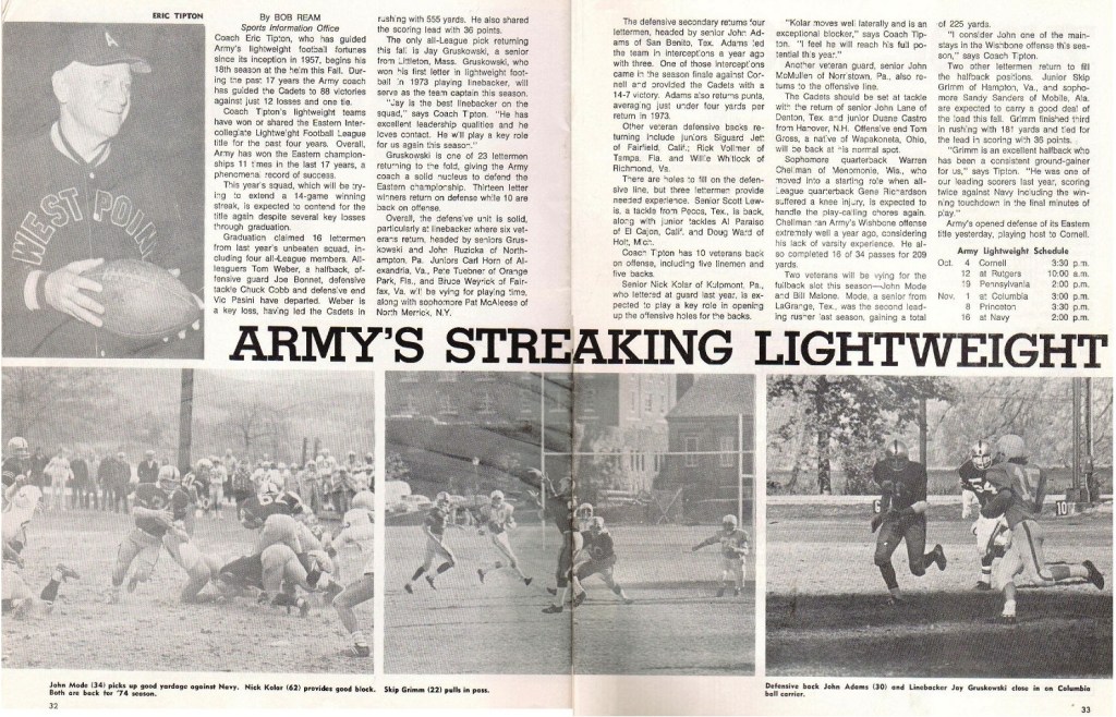 ArmyLFB_1974_ArmyFBprogram_article