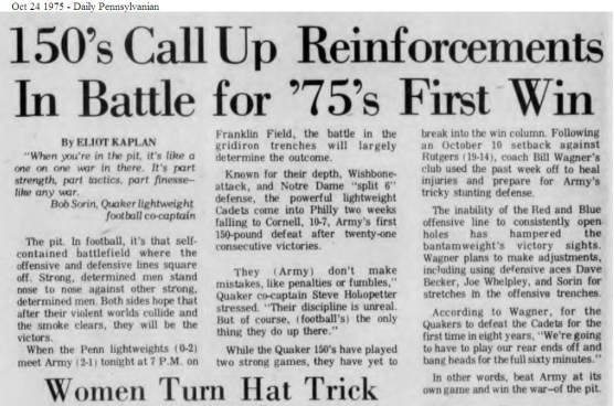 ArmyLFB_1975_vsPenn_DailyPenn_Oct241975