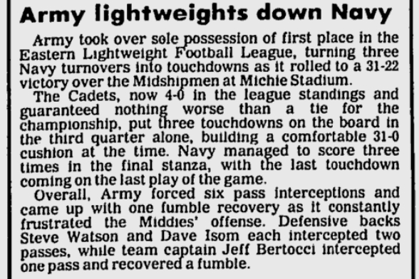 ArmyLFB_1983_vsNavy_EveningNews_Oct251983