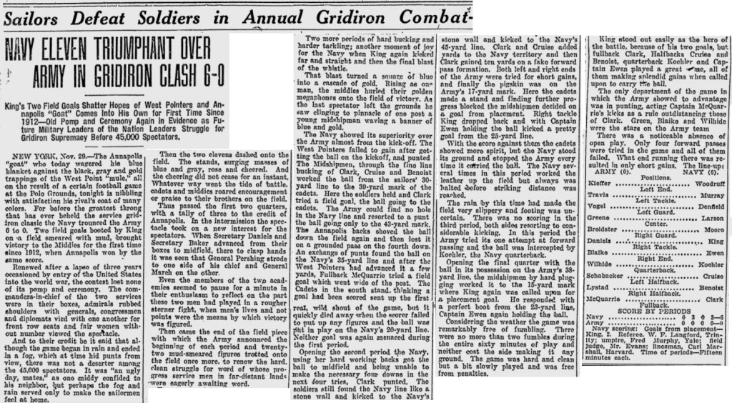 ArmyFB_1919_vsNavy_SundayChronicle_Nov301919