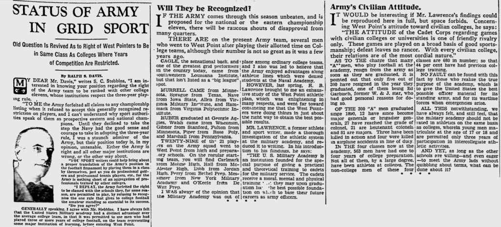 ArmyFB_1928_ArmyStatus_PittsburgPress_Nov71928