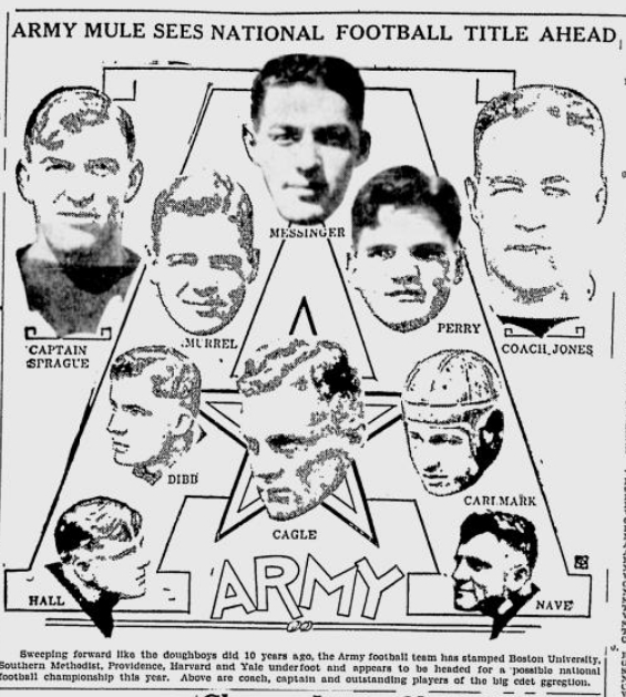 ArmyFB_1928_CoachJones-Players_YoungstownVindicator_Nov41928