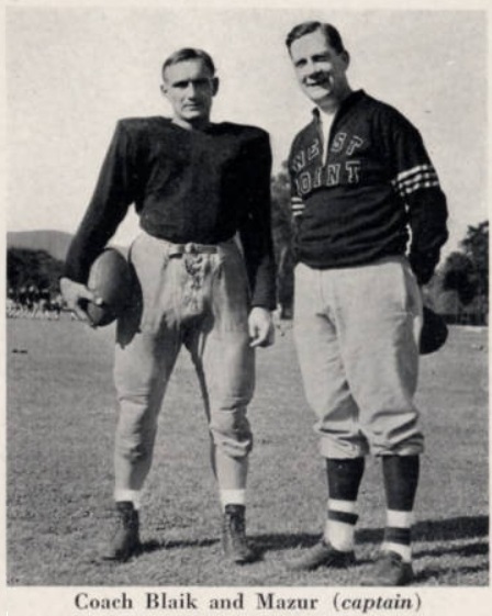 ArmyFB_1942_CoachBlaik_Mazur-Captain
