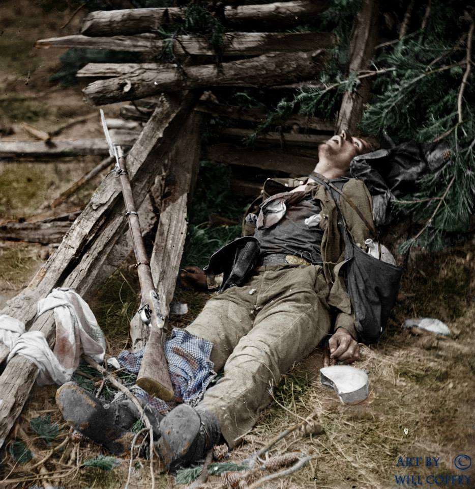 Confederate dead