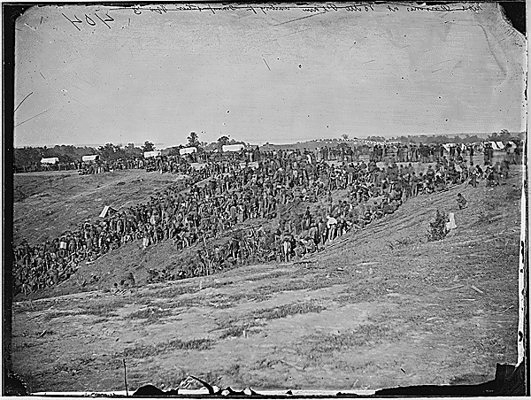 Confederate prisoners Belle Plain. Va