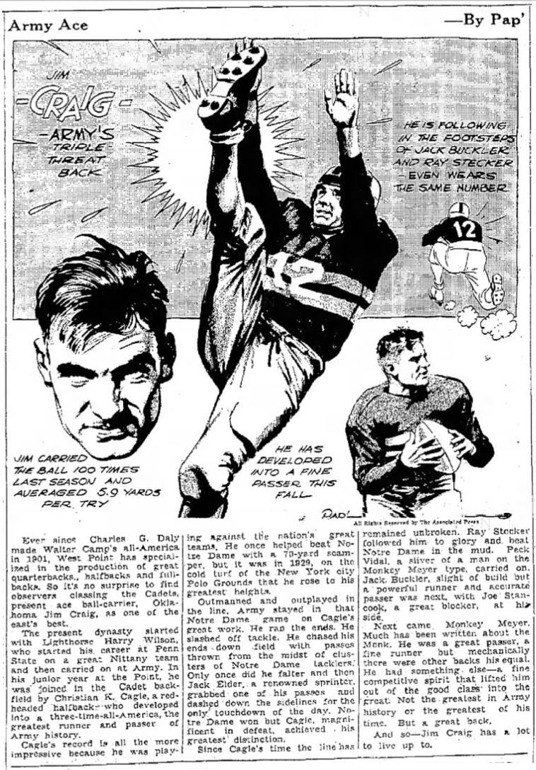 ArmyFB_1937_JimCraig_byPap_MoberlyMonitorMo_Nov111937