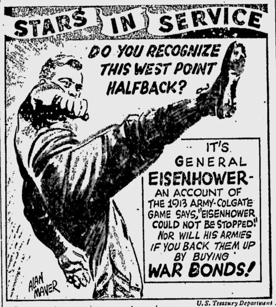 armyfb_1913_eisenhower_byalanmaver_prescotteveningcourier_nov201944