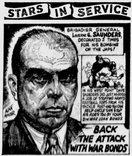 armyfb_1927_lavernegsaunders-starsintheservice_byalanmaver_sundaymorningstar_oct101943
