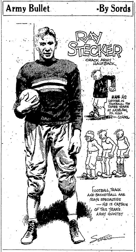 ArmyFB_1931_RayStecker_byJackSords_OgdensburgRepublican-Journal_Nov231931