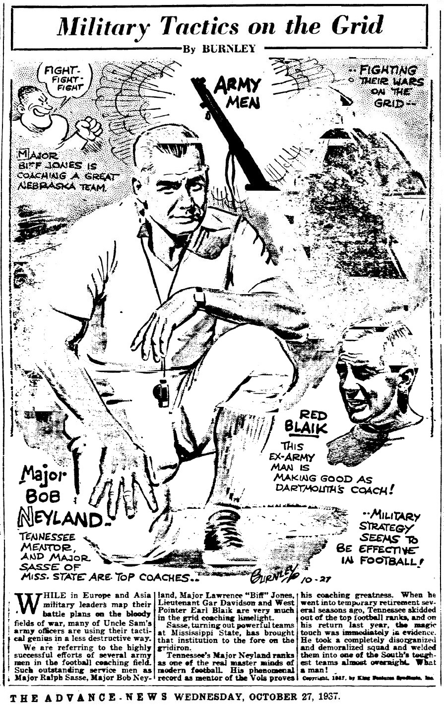 armyfb_1937_militarytacticsonthegrid_gardavidson_byburnley_advancenewsogdensburgh_oct271937