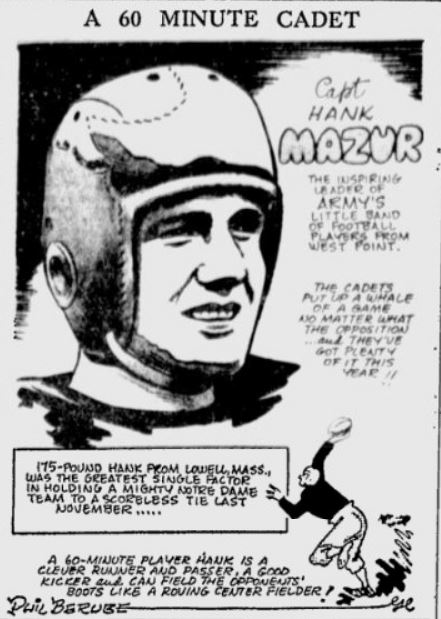 ArmyFB_1942_HankMazur_byPhilBerube_SundayMorningStar_Oct251942