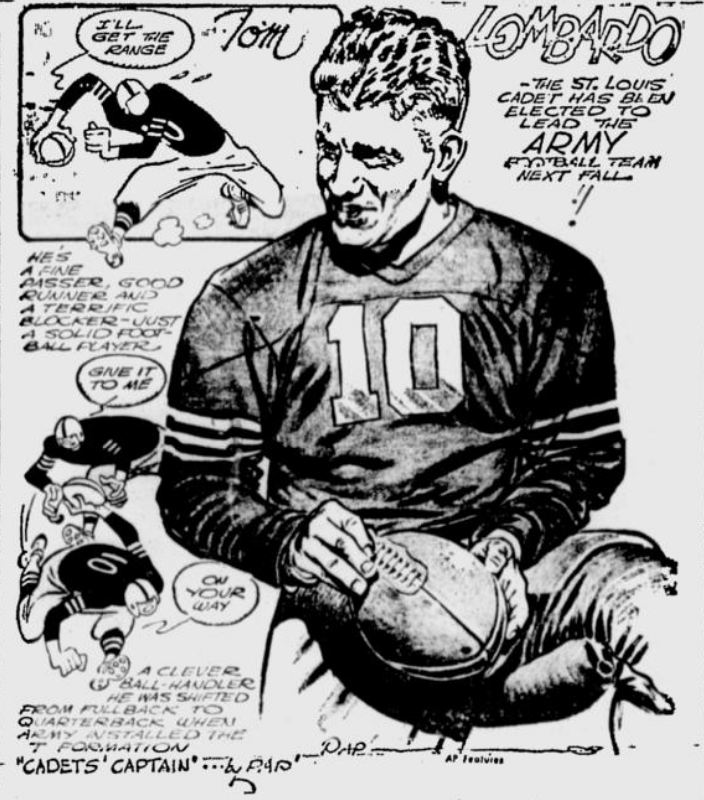ArmyFB_1943_TomLombardo-44Captain_byPap_EllensburgDailyRecord_Dec201943