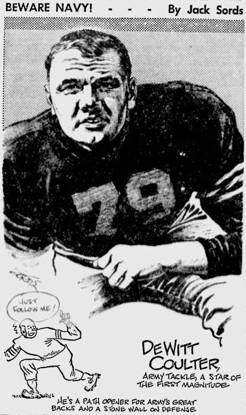 ArmyFB_1945_DewittCoulter_byJackSords_PainesvilleTelegraph_Nov241945