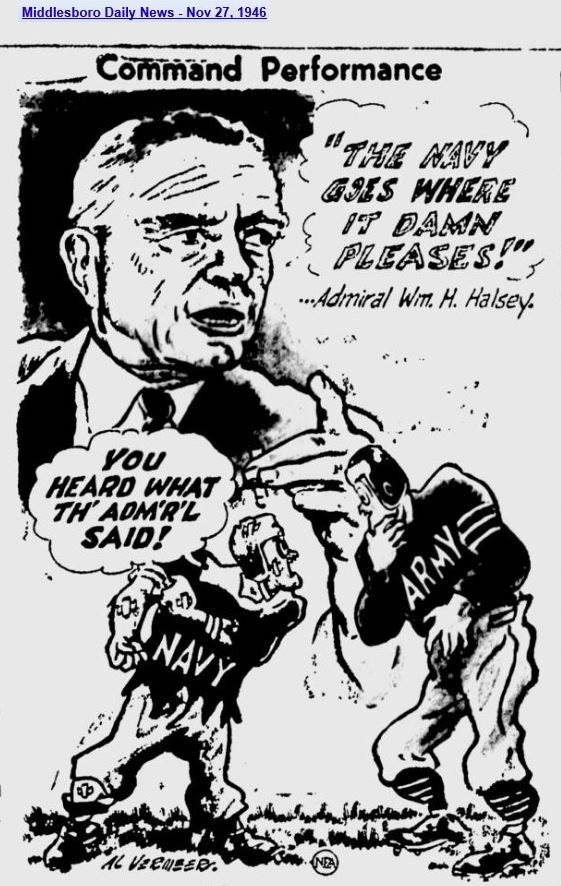 armyfb_1946_vsnavy_byalvermeer_middlesborodailynews_nov271946