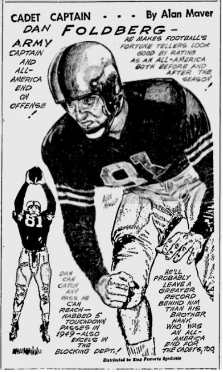 armyfb_1950_danfoldberg_byalanmaver_sundaymorningstar_nov121950