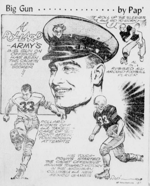 ArmyFB_1950_Pollard_byPap_TowandaDailyReview_Dec21950