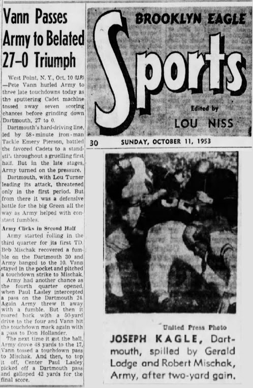 ArmyFB_1953_vsDartmouth_BrooklynDailyEagle_Oct111953