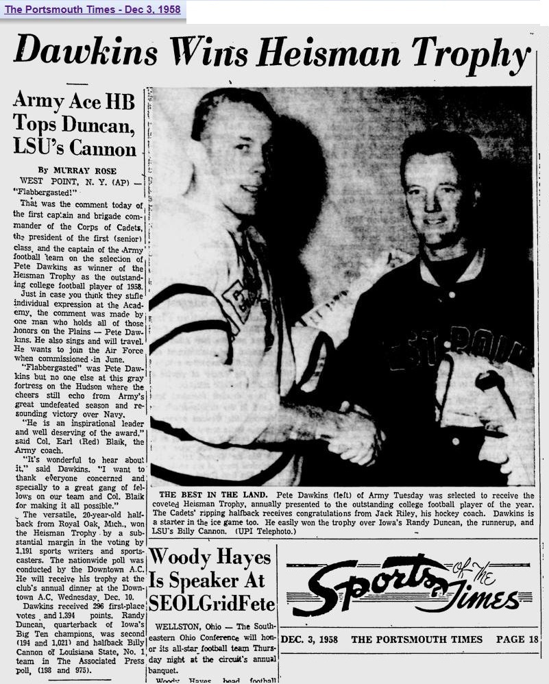 armyfb_1958_dawkins-heismantrophy_wriley_portsmouthtimes_dec31958