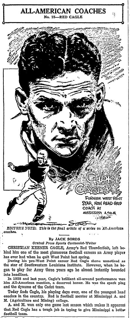 ChrisCagle_CoachesbyJackSords_OgdensburgRepublican-Journal_Oct311930