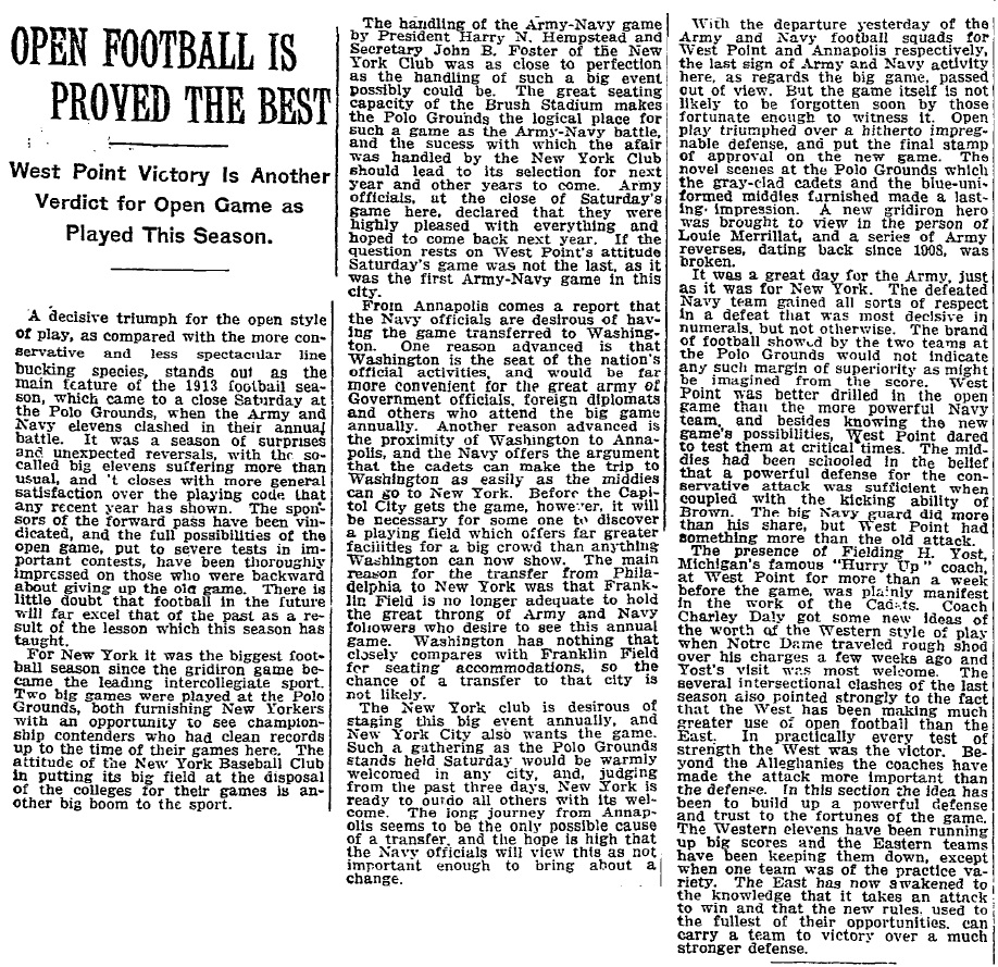 ArmyFB_1913_vsNavy_NYT_Dec11913