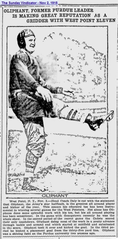 ArmyFB_1915_Oliphant_SundayVindicator_YoungstownOH_Nov21915
